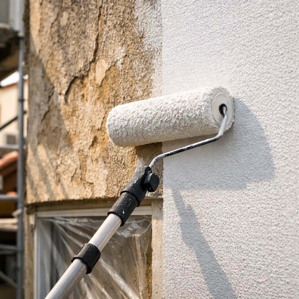Ravalement et peinture de façades de maison à Clermont-Ferrand par Lopes Jason Antoine