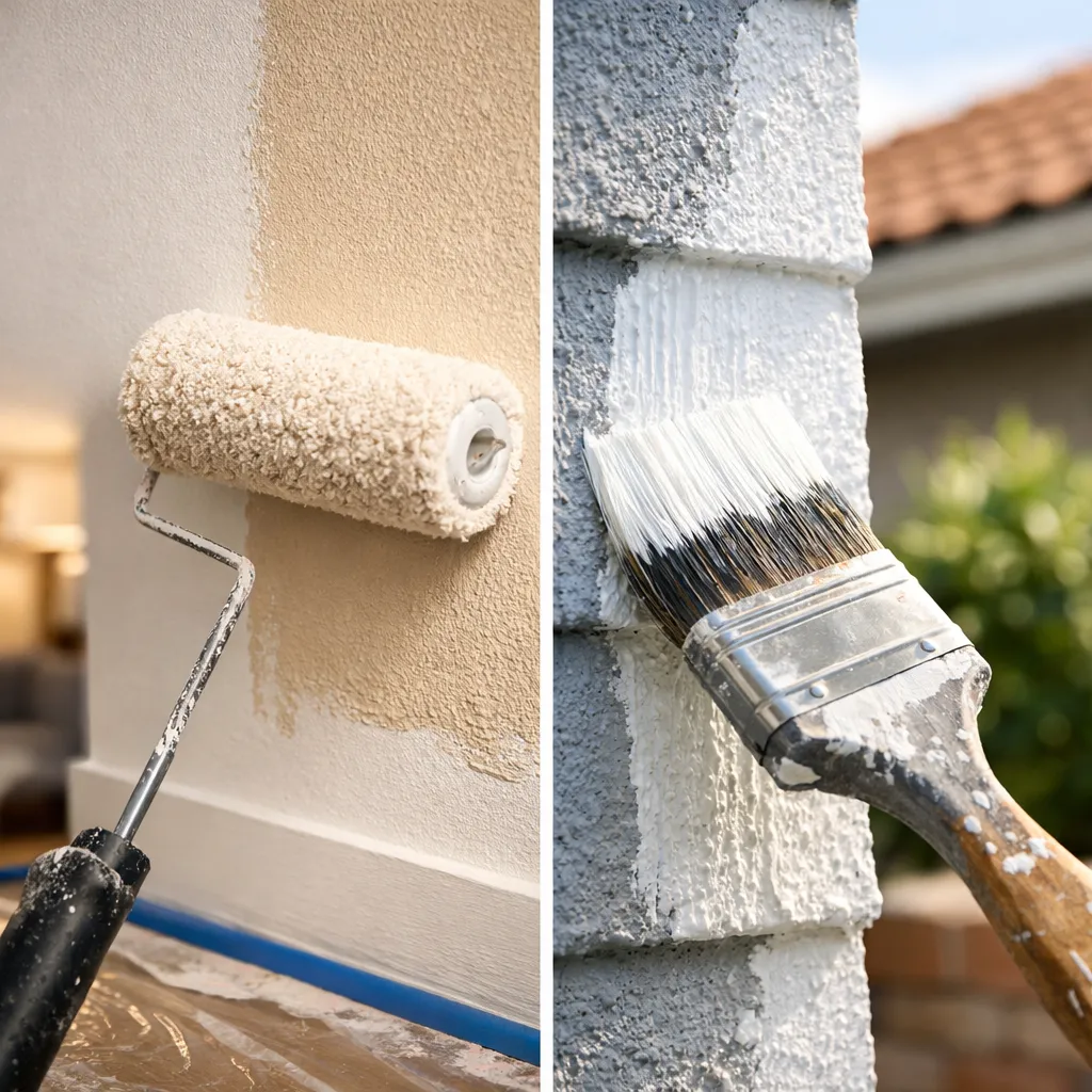 Peinture intérieure et extérieure de maison à Cournon-d'Auvergne